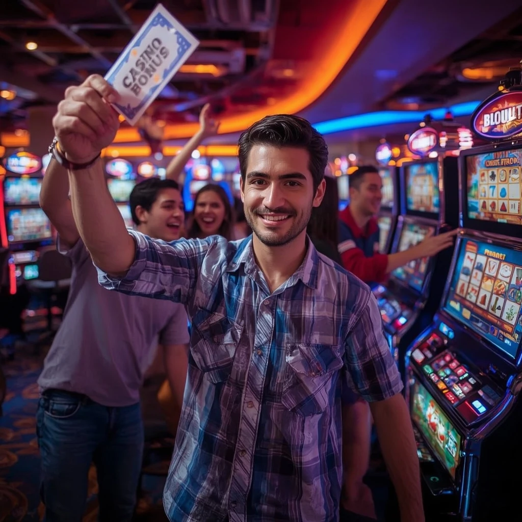 une personne tenant un bonus Scatters Casino