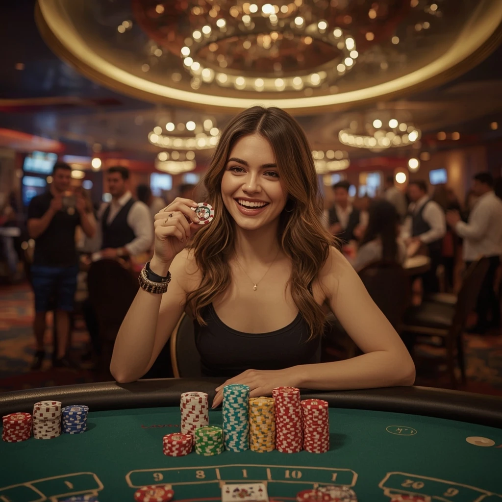 bonus dans les mains de l'homme au casino SCATTERS CASINO