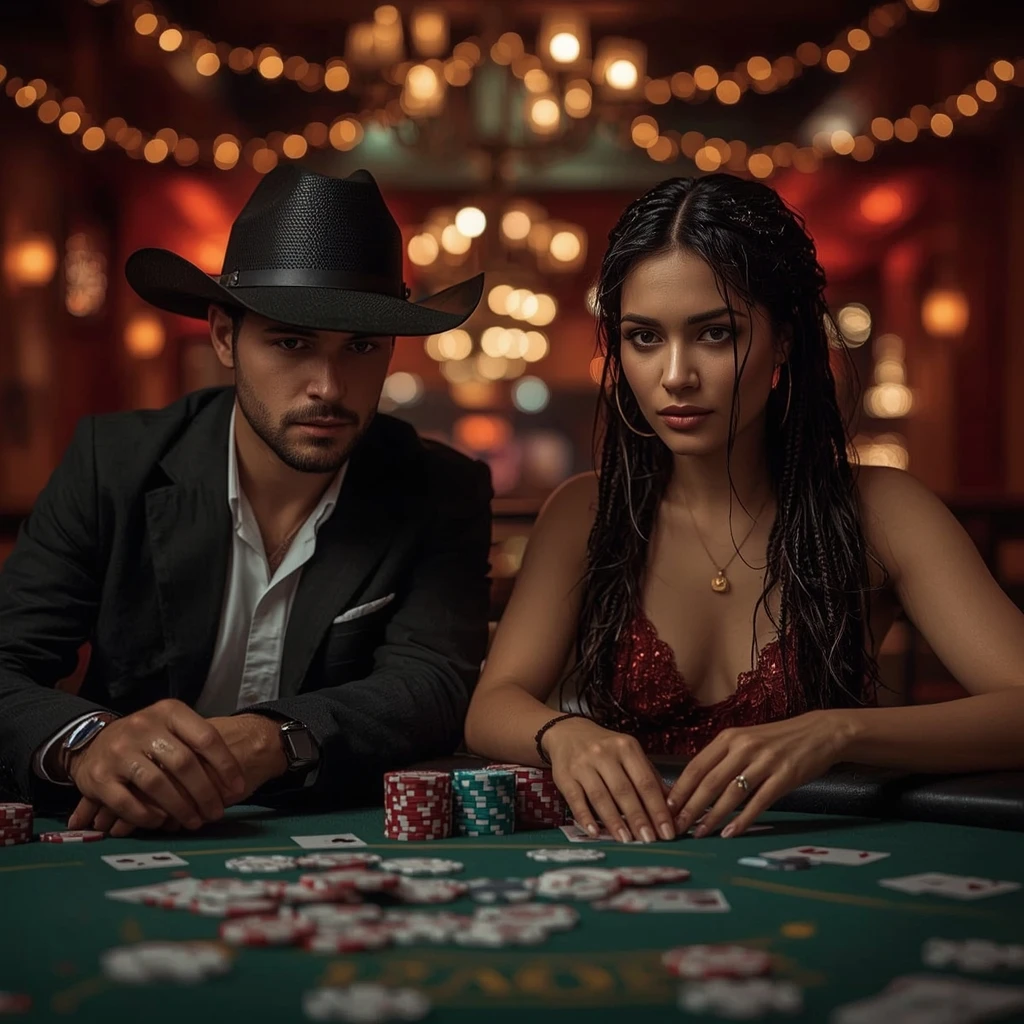 photo de deux joueurs de poker Scatters Casino